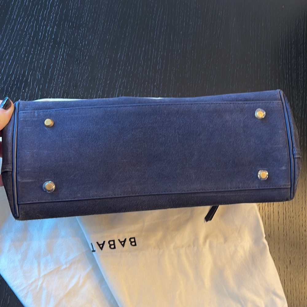 Aritzia Babaton dark Periwinkle purse with removable strap - Picture 7 of 11